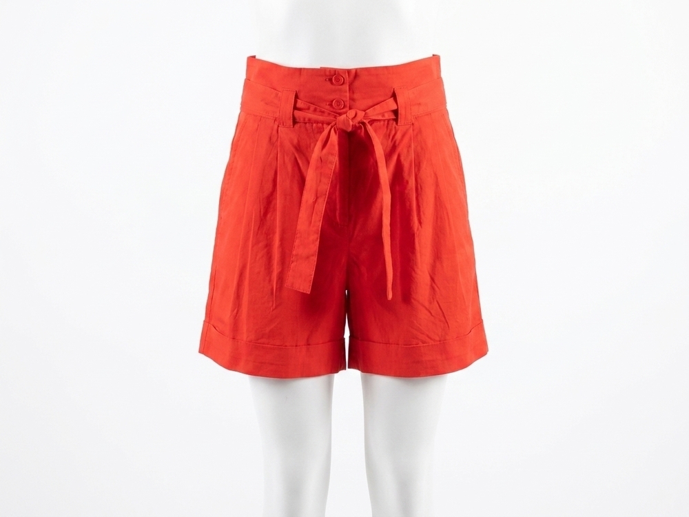 NEW THE GREAT. women's the pleated trouser short in htred